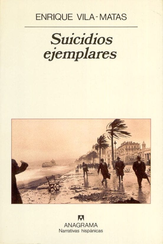 Portada de Suicidios ejemplares, de Enrique Vila-Matas