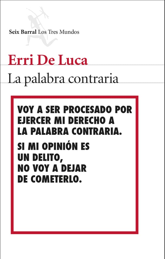 Portada de La palabra contraria, de Erri De Luca