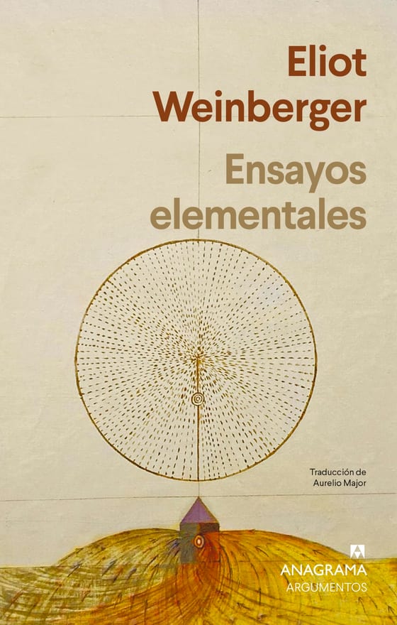Portada de Ensayos elementales, de Eliot Weinberger