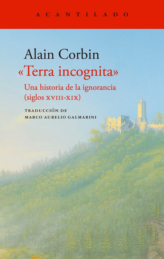 Coberta de «Terra incognita», de Alain Corbin