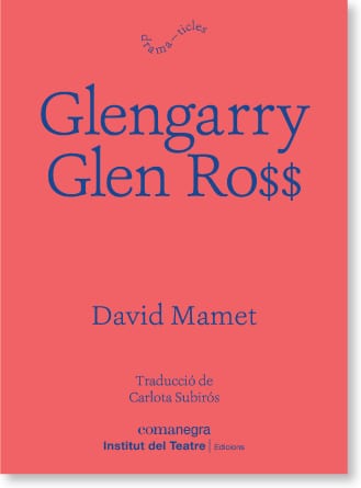 Coberta de Glengarry Glen Ross, de David Mamet