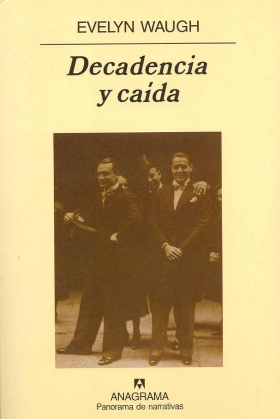 Portada de Decadencia y caída, de Evelyn Waugh