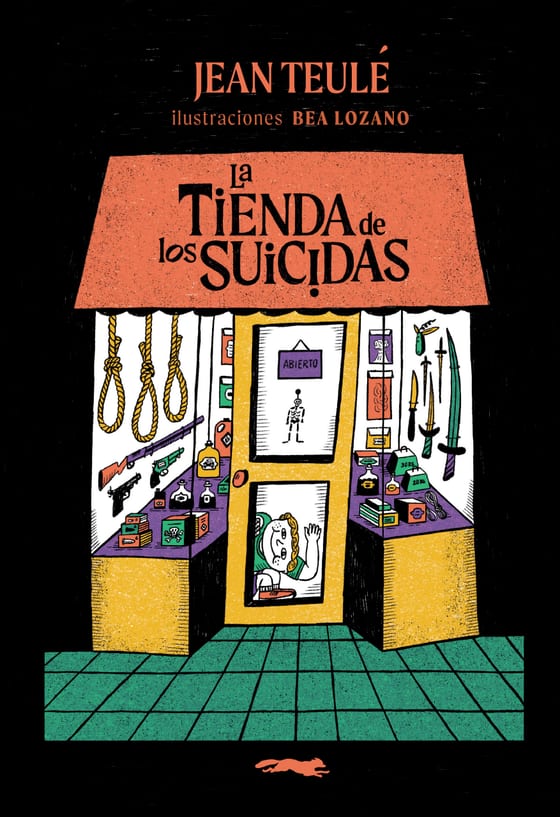Coberta de La tienda de los suicidas, de Jean Teulé