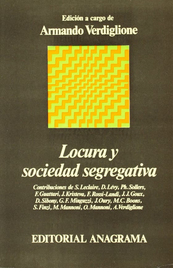 Coberta de Locura y sociedad segregativa, d'Armando Verdiglione