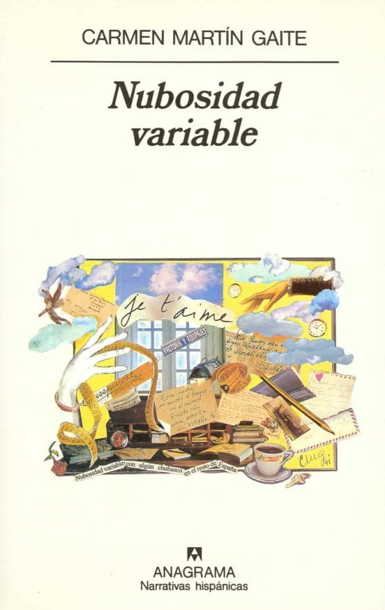 Portada de Nubosidad variable, de Carmen Martín Gaite