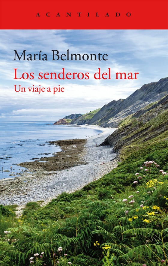 Coberta de Los senderos del mar, de María Belmonte