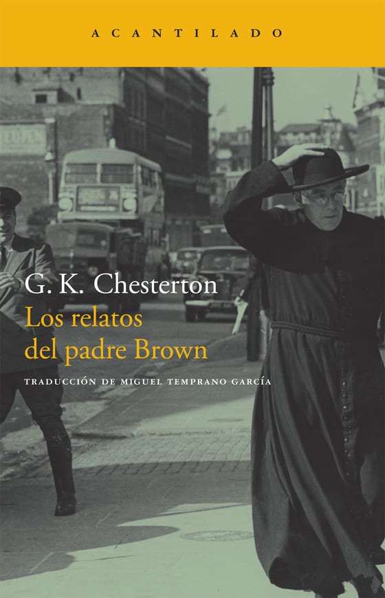 Coberta de Los relatos del padre Brown, de G.K. Chesterton