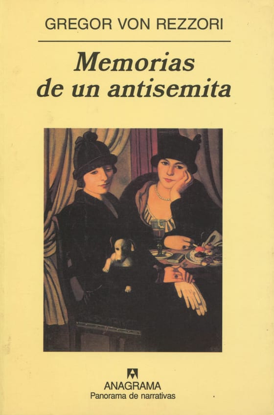 Coberta de Memorias de un antisemita, de Gregor Von Rezzori