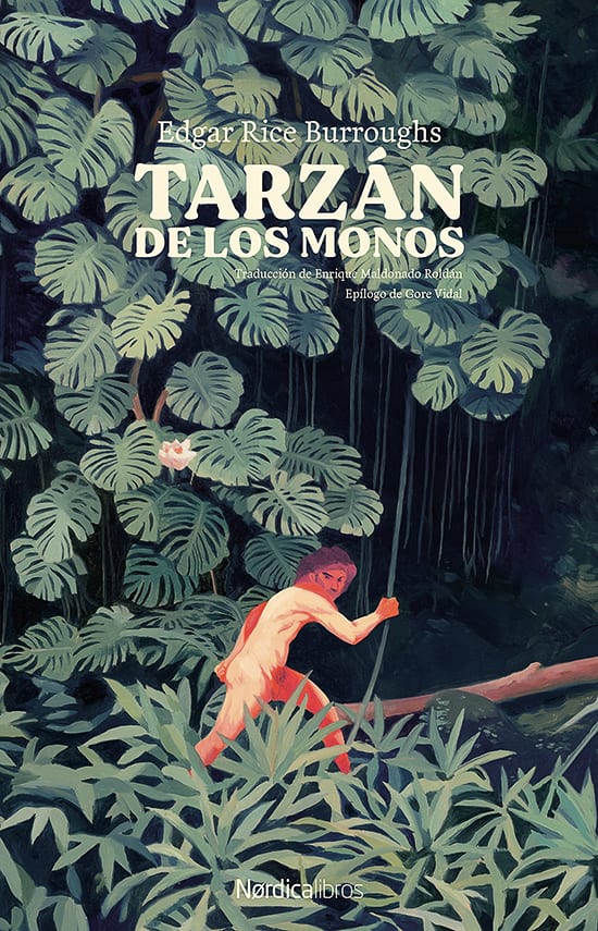Coberta de Tarzán de los monos, de Edgar Rice Burroughs