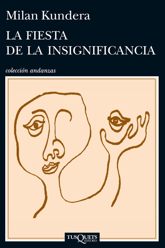 Portada de La fiesta de la insignificancia, de Milan Kundera
