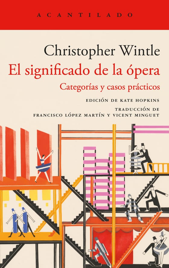 Coberta de El significado de la ópera, de Christopher Wintle