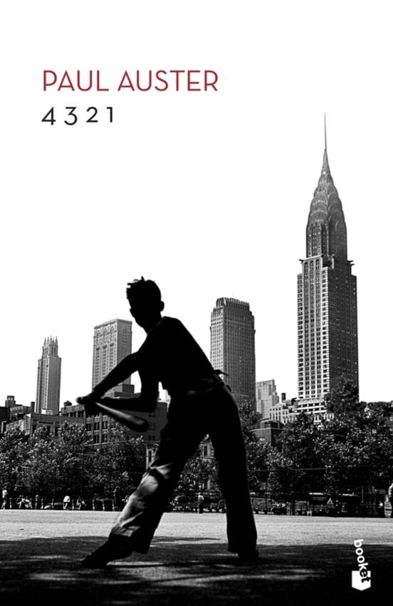 Coberta de 4 3 2 1, de Paul Auster