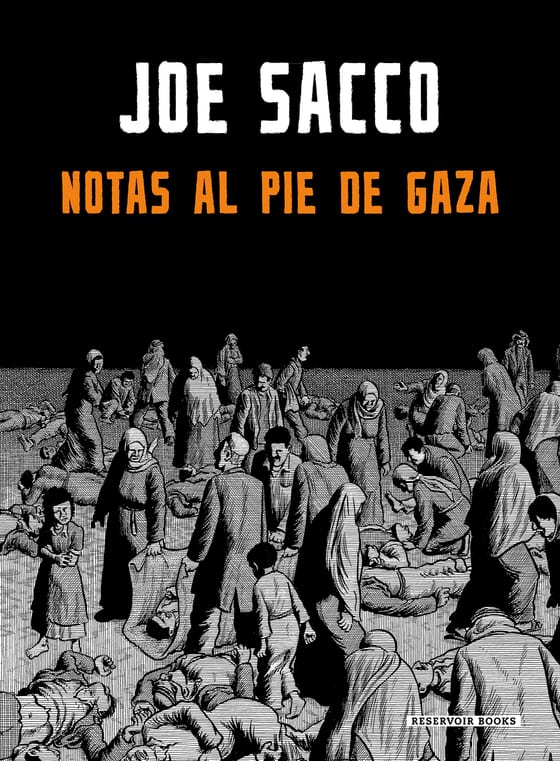 Portada de Notas al pie de Gaza, de Joe Sacco