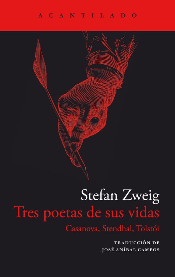 Portada de Tres poetas de sus vidas, de Stefan Zweig