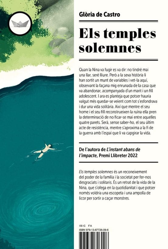 Portada de Els temples solemnes, de Glòria De Castro Pascual