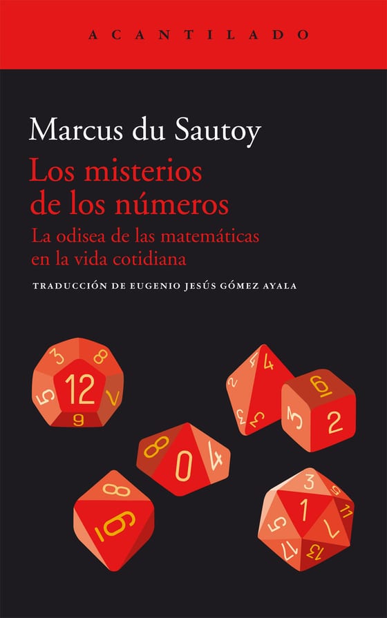 Coberta de Los misterios de los números, de Marcus du Sautoy