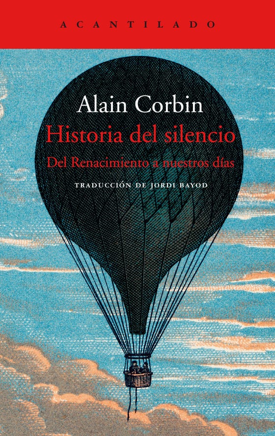 Coberta de Historia del silencio, de Alain Corbin
