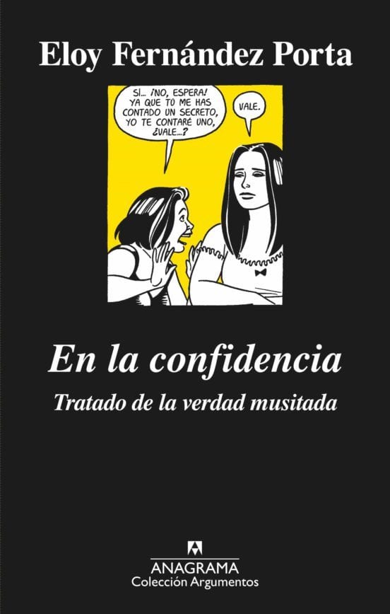 Coberta de En la confidencia, d'Eloy Fernández Porta