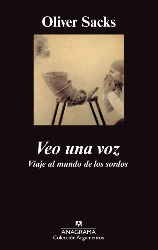 Coberta de Veo una voz, d'Oliver Sacks