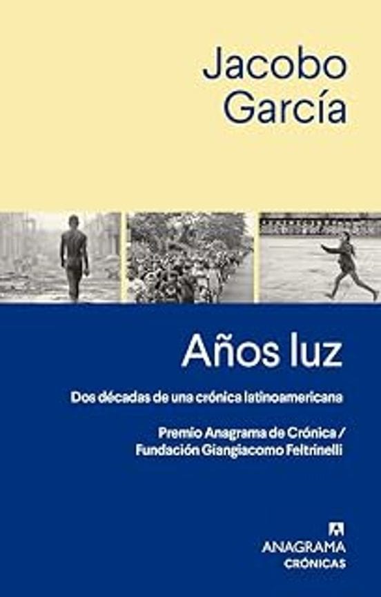Coberta de Años luz, de Jacobo García