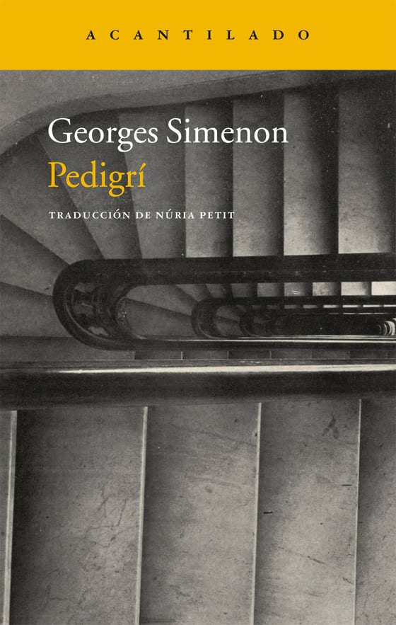 Coberta de Pedigrí, de Georges Simenon