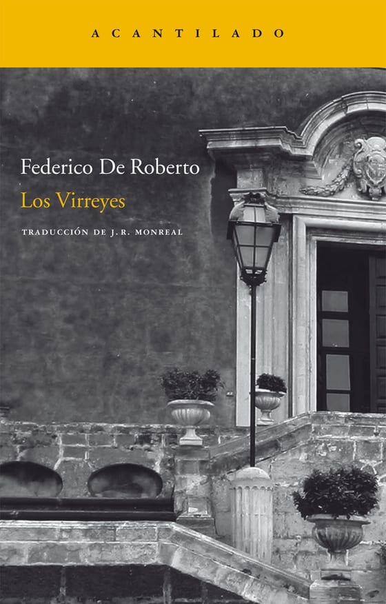 Portada de Los Virreyes, de Federico De Roberto