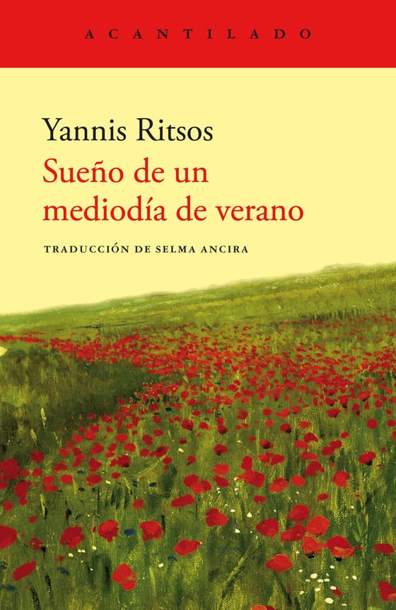 Coberta de Sueño de un mediodía de verano, de Yannis Ritsos