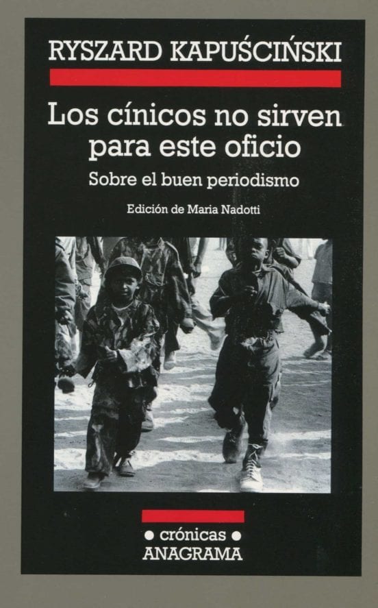 Coberta de Los cínicos no sirven para este oficio, de Ryszard Kapuscinski