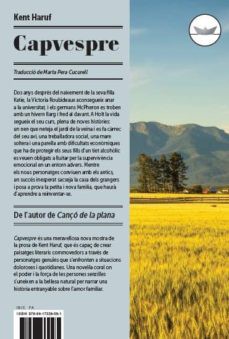 Portada de Capvespre, de Kent Haruf