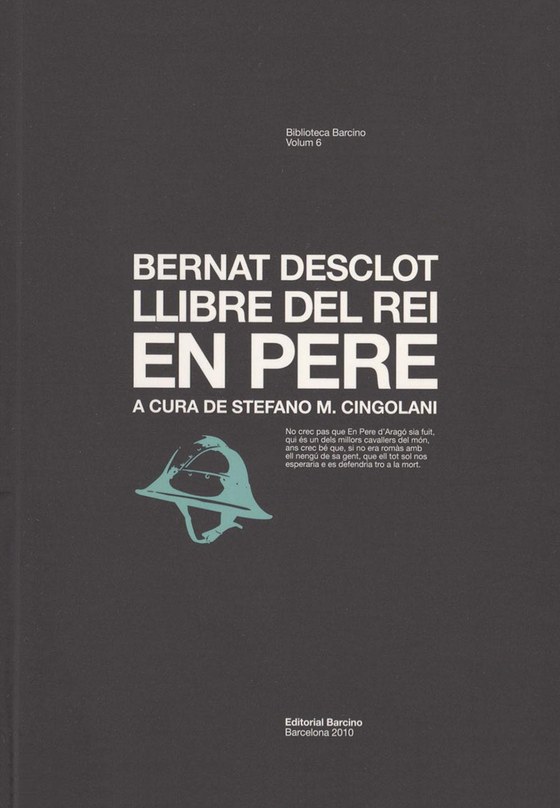 Coberta de Llibre del Rei en Pere, de Bernat Desclot