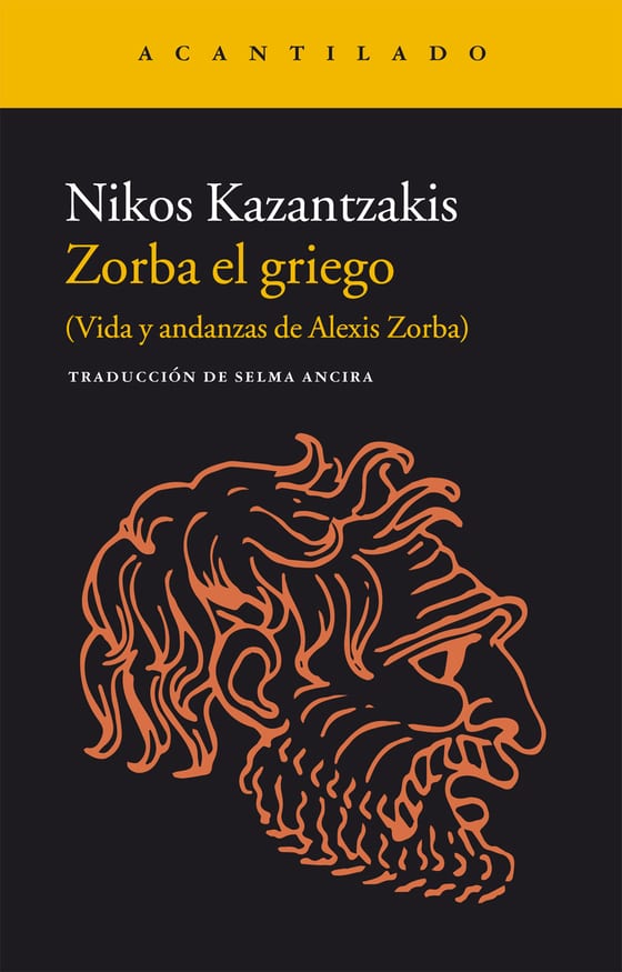 Coberta de Zorba el griego, de Nikos Kazantzakis