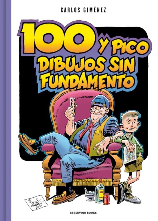 Portada de Cien y pico dibujos sin fundamento, de Carlos Giménez