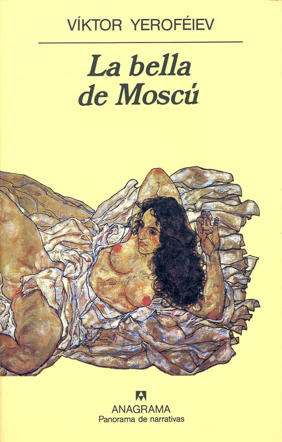 Portada de La bella de Moscú, de Víktor Yeroféiev