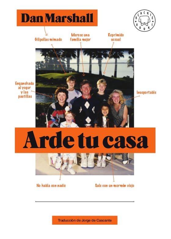 Portada de Arde tu casa, de Dan Marshall