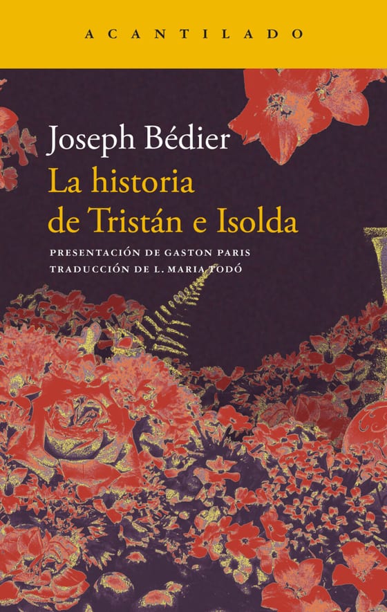 Coberta de La historia de Tristán e Isolda, de Joseph Bédier