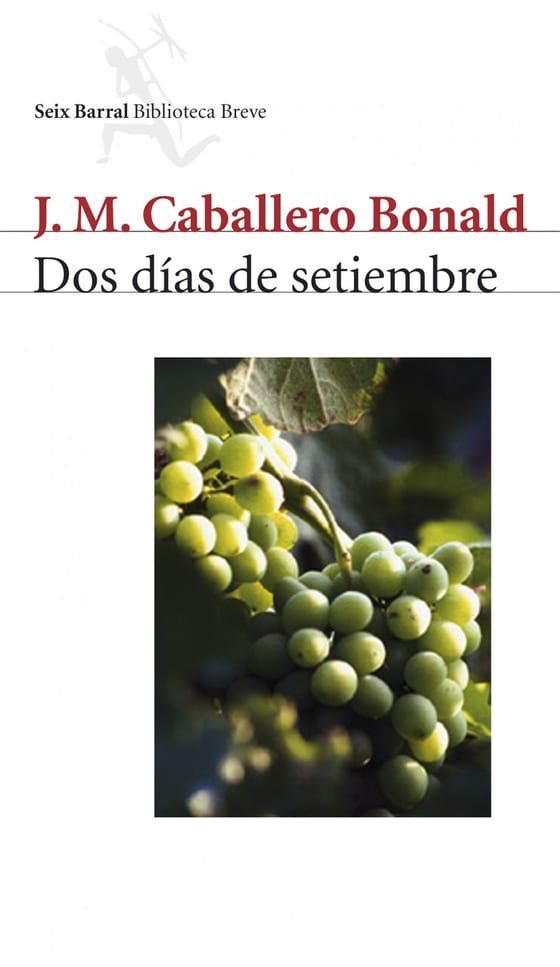 Portada de Dos días de setiembre, de José Manuel Caballero Bonald