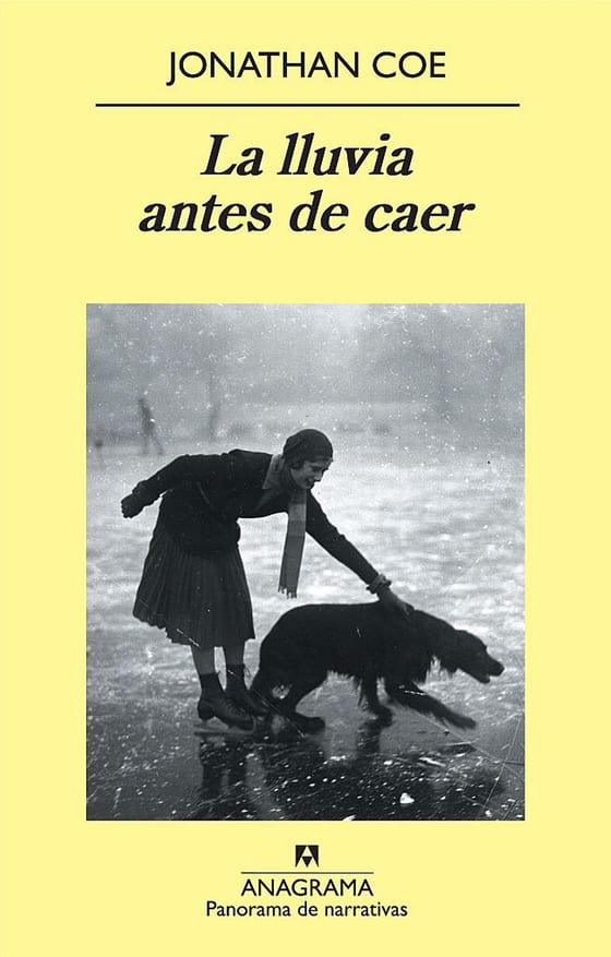 Portada de La lluvia antes de caer, de Jonathan Coe
