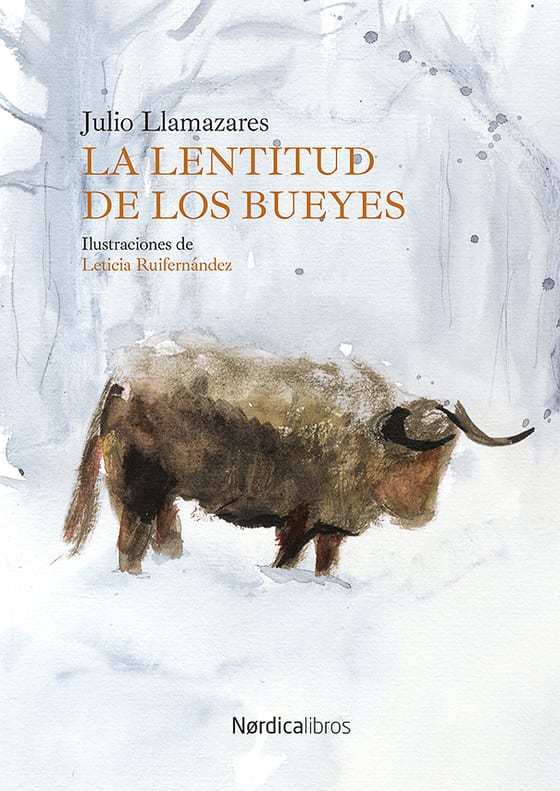 Coberta de La lentitud de los bueyes, de Julio Llamazares