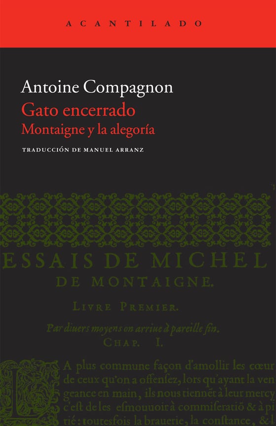 Coberta de Gato encerrado, de Antoine Compagnon