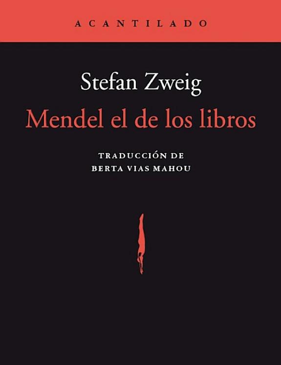 Portada de Mendel el de los libros, de Stefan Zweig