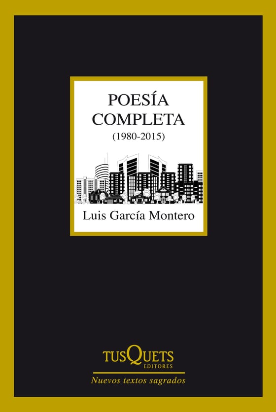 Coberta de Poesía completa (1980-2015), de Luis García Montero