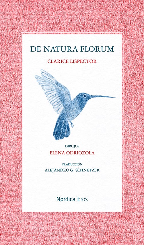 Portada de De Natura Florum, de Clarice Lispector