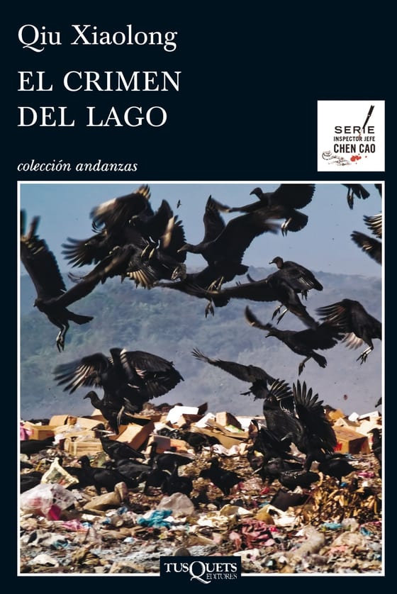 Coberta de El crimen del lago, de Qiu Xiaolong