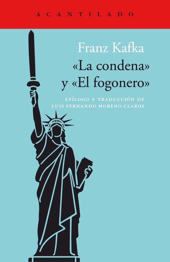 Coberta de «La condena» y «El fogonero», de Franz Kafka