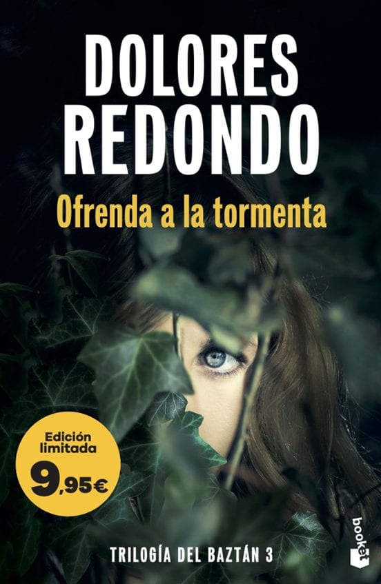 Portada de Ofrenda a la tormenta, de Dolores Redondo