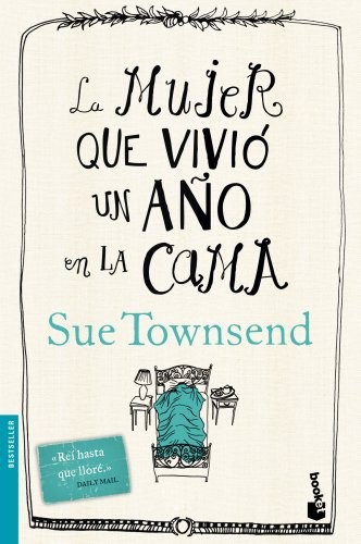 Portada de La mujer que vivió un año en la cama, de Sue Townsend