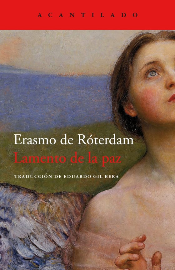 Coberta de Lamento de la paz, de Erasmo de Róterdam