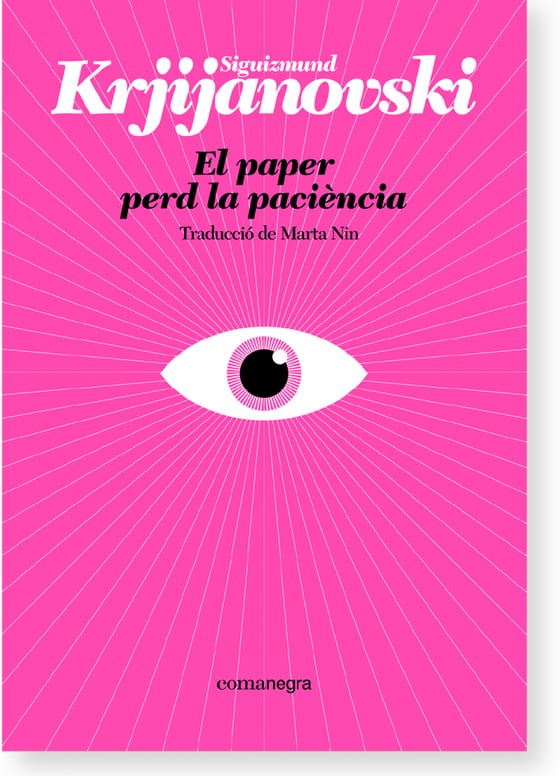 Coberta de El paper perd la paciència, de Siguizmund Krjijanovski