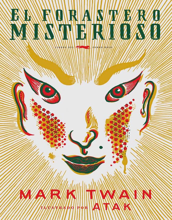 Portada de El forastero misterioso, de Mark Twain