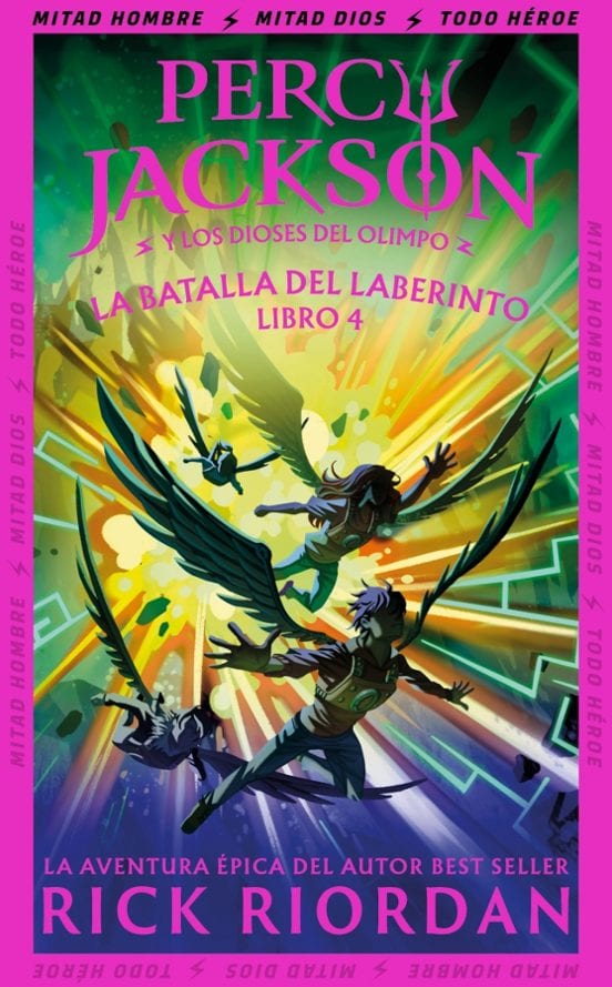 Portada de La batalla del laberinto, de Rick Riordan